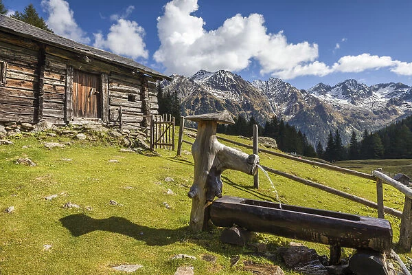 Old mountain hut in the Schladming Mountains, Styria, Austria