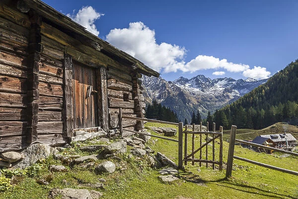 Old mountain hut in the Schladming Mountains, Styria, Austria