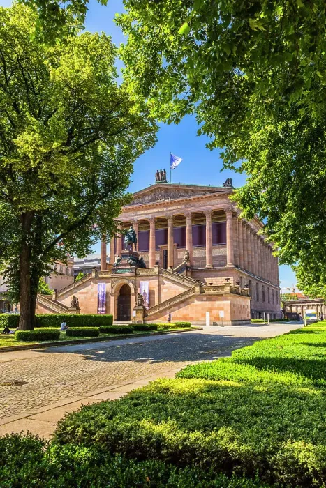 Framed Print : Old National Gallery, Museum Island, Berlin, Germany, Europe