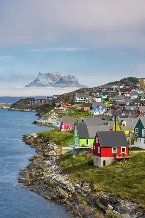 Framed Print : Old Nuuk, Nuuk, Greenland Framed Print : Old Nuuk, Nuuk, Greenland