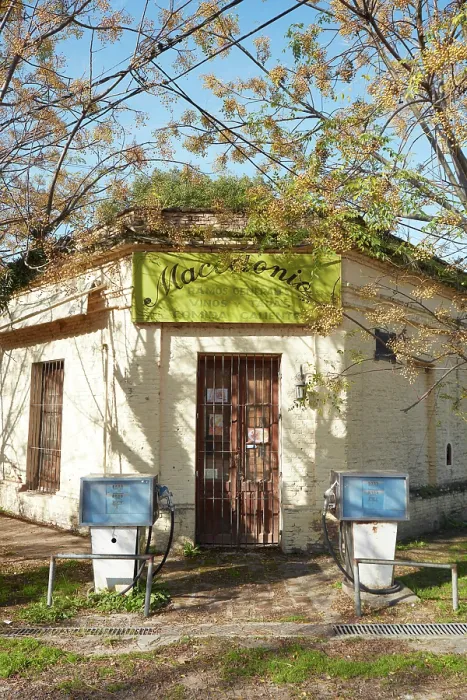 Framed Print : Old oil filling station in Uribelarrea, Buenos Aires province, Argentina Framed Print : Old oil filling station in Uribelarrea, Buenos Aires province, Argentina