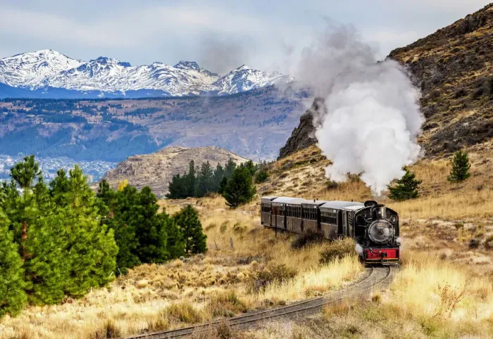 Framed Print : Old Patagonian Express La Trochita, steam train, Chubut Province, Patagonia, Argentina Framed Print : Old Patagonian Express La Trochita, steam train, Chubut Province, Patagonia, Argentina