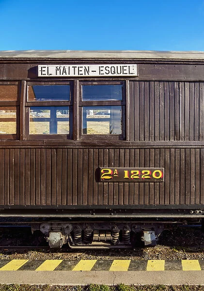 Old Patagonian Express La Trochita, steam train, Esquel Train Station, Chubut Province
