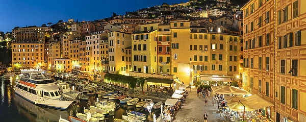 The old port, Camogli, Rivera di Levante, Genova District, Liguria, Italy