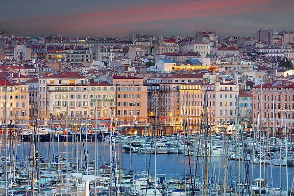 Old port, Marseille, Provence-Alpes-Cote d'Azur, France