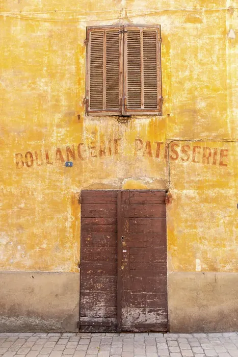 Framed Print : Old Signage for a Bakery and Pastry Shop, Cassis, Provence-Alpes-Cote d'Azur, France Framed Print : Old Signage for a Bakery and Pastry Shop, Cassis, Provence-Alpes-Cote d'Azur, France