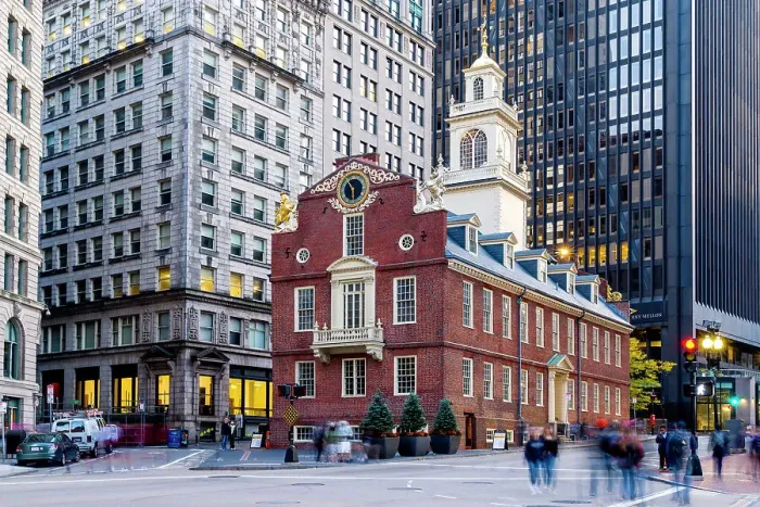 Framed Print : Old State House, Boston, Massachusetts, New England, USA