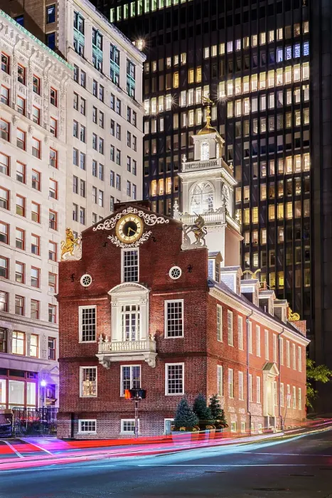 Framed Print : Old State House in Downtown Boston The building, dating back to 1713, is one of BostonAos oldest public buildings and an important historical site associated with the American Revolution. Boston, Massachusetts, USA Framed Print : Old State House in Downtown Boston The building, dating back to 1713, is one of BostonAos oldest public buildings and an important historical site associated with the American Revolution. Boston, Massachusetts, USA
