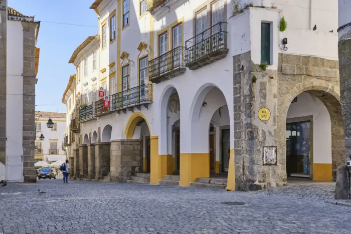 Framed Print : Old town of Evora, a Unesco World Heritage Site. Portugal Framed Print : Old town of Evora, a Unesco World Heritage Site. Portugal