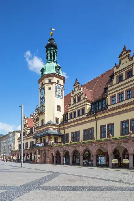 Framed Print : Old Town Hall, Marktplatz, Leipzig, Saxony, Germany Framed Print : Old Town Hall, Marktplatz, Leipzig, Saxony, Germany
