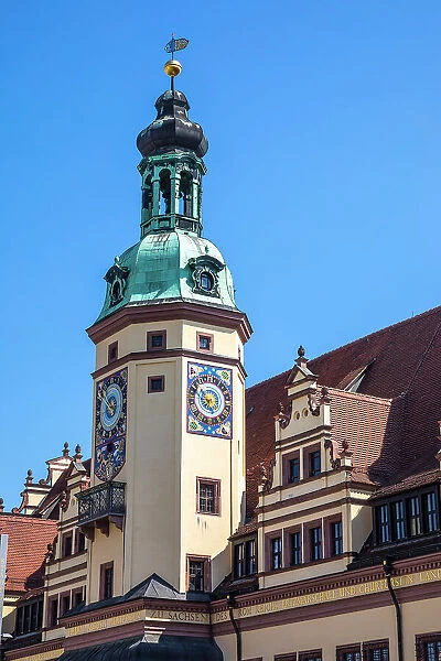 Old Town Hall, Marktplatz, Leipzig, Saxony, Germany