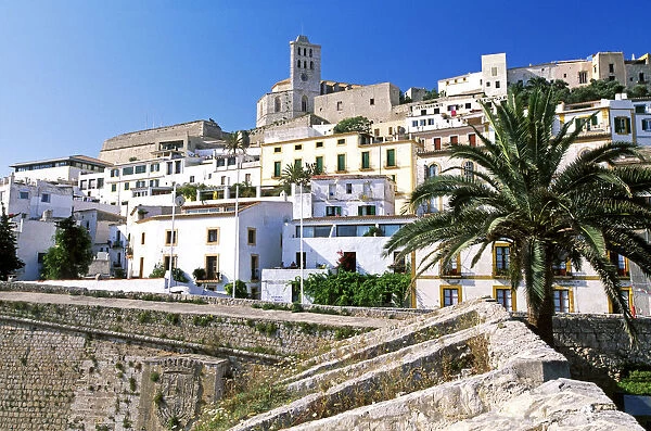 Old Town of Ibiza Town, Ibiza, Balearic Islands, Spain