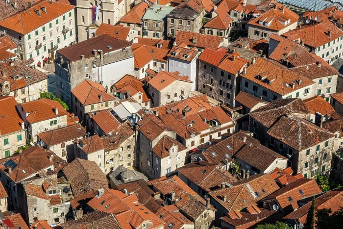 Framed Print : Old town of Kotor, Kotor Bay, Montenegro Framed Print : Old town of Kotor, Kotor Bay, Montenegro