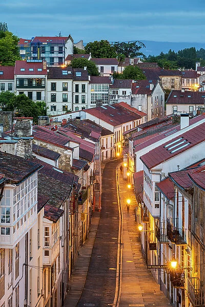 Old town, Santiago de Compostela, Galicia, Spain