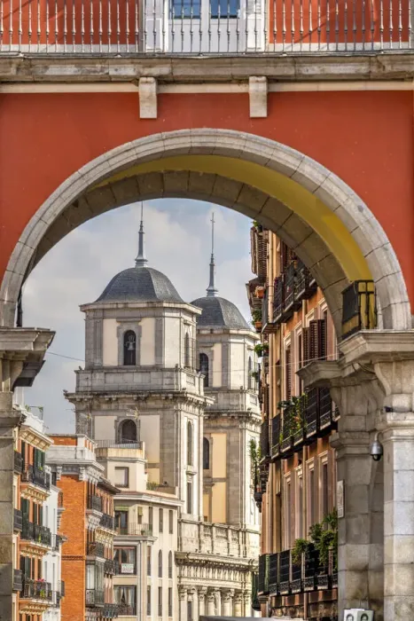 Framed Print : Old town skyline, Madrid, Community of Madrid, Spain Framed Print : Old town skyline, Madrid, Community of Madrid, Spain