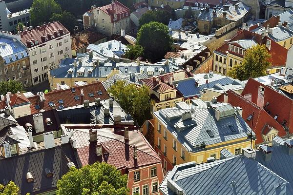 Old Town of Tallinn, a Unesco World Heritage Site. Tallinn, Estonia