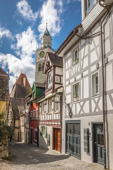 Framed Print : Old town of Ueberlingen with St. Nicholas Minster, Baden-Wurttemberg, Germany Framed Print : Old town of Ueberlingen with St. Nicholas Minster, Baden-Wurttemberg, Germany