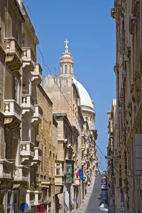 Framed Print : Old town, Valletta, Malta Framed Print : Old town, Valletta, Malta