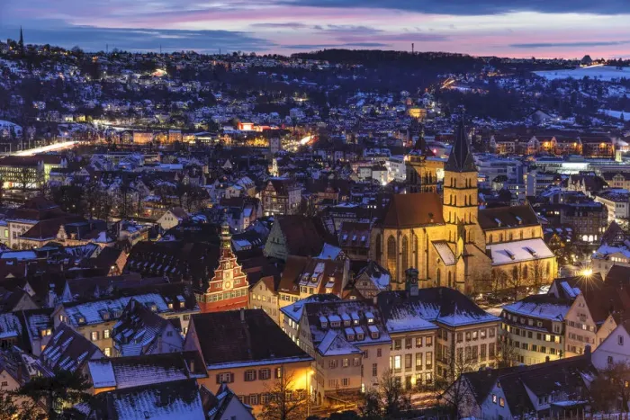 Framed Print : Old townhall with St Dionys Church, Esslingen am Neckar, Baden Wurttemberg, Germany Framed Print : Old townhall with St Dionys Church, Esslingen am Neckar, Baden Wurttemberg, Germany