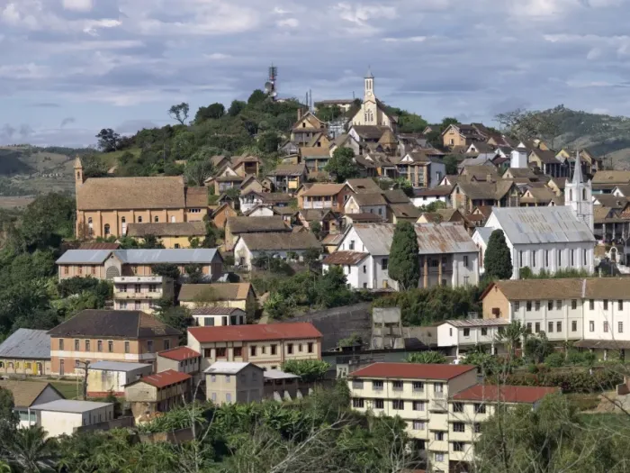Framed Print : The old Upper Town of Fianarantsoa with its plethora Framed Print : The old Upper Town of Fianarantsoa with its plethora