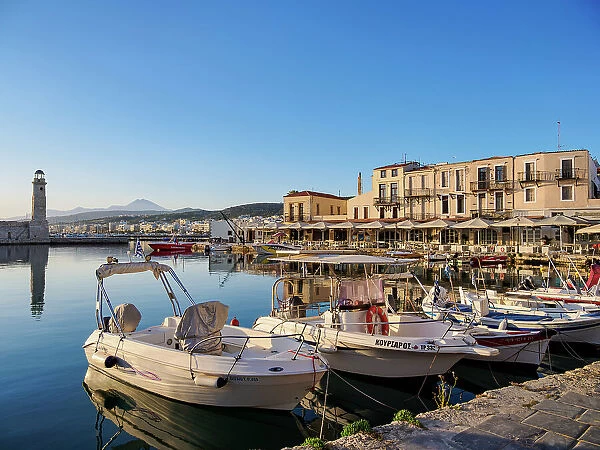Old Venetian Port, City of Rethymno, Rethymno Region, Crete, Greece