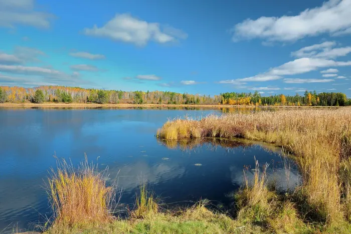 Framed Print : Old Woman Lake near Kenora, Ontario, Canada