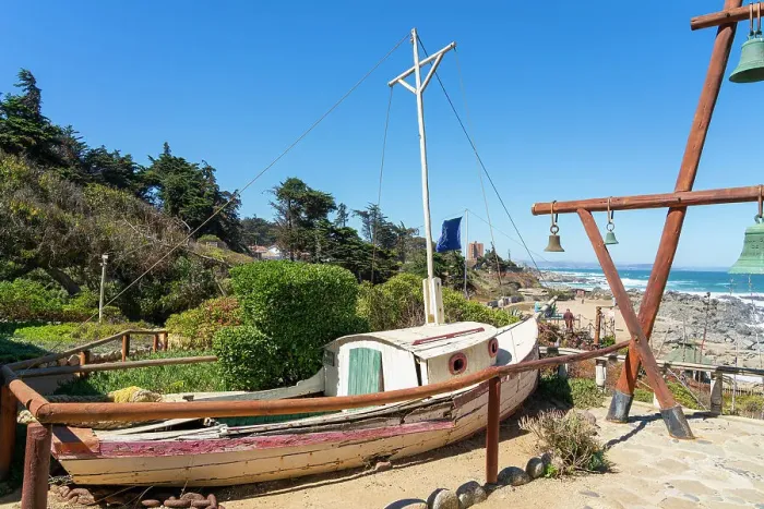 Framed Print : Old wooden boat at Pablo Neruda Museum, Isla Negra, El Quisco, San Antonio Province, Valparaiso Region, Chile Framed Print : Old wooden boat at Pablo Neruda Museum, Isla Negra, El Quisco, San Antonio Province, Valparaiso Region, Chile