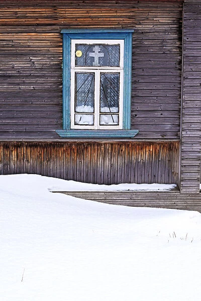 Old wooden house, Dmitrievo, Vologda region, Russia