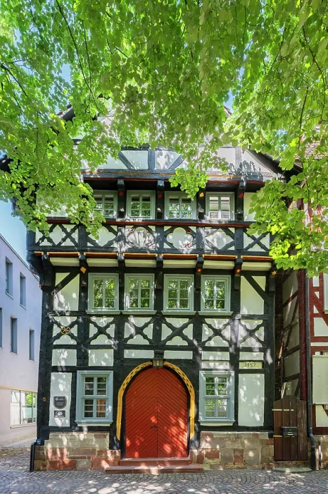 Framed Print : Oldest half-timbered house of Bad Hersfeld, Hesse, Germany Framed Print : Oldest half-timbered house of Bad Hersfeld, Hesse, Germany