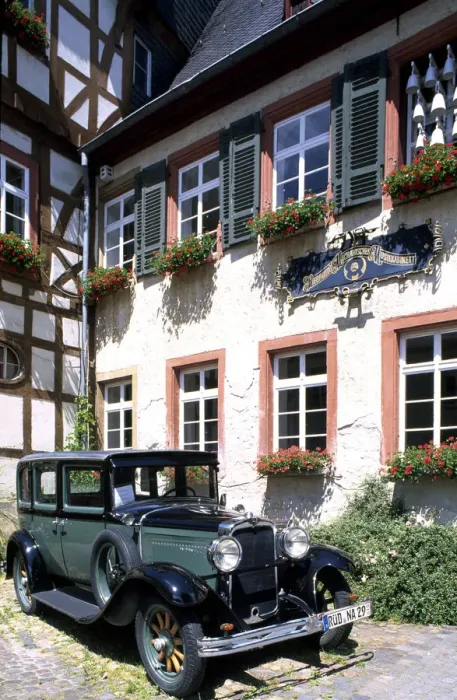Framed Print : Oldtimer, museum, Rudesheim, Rhine District, Hesse, Germany Framed Print : Oldtimer, museum, Rudesheim, Rhine District, Hesse, Germany