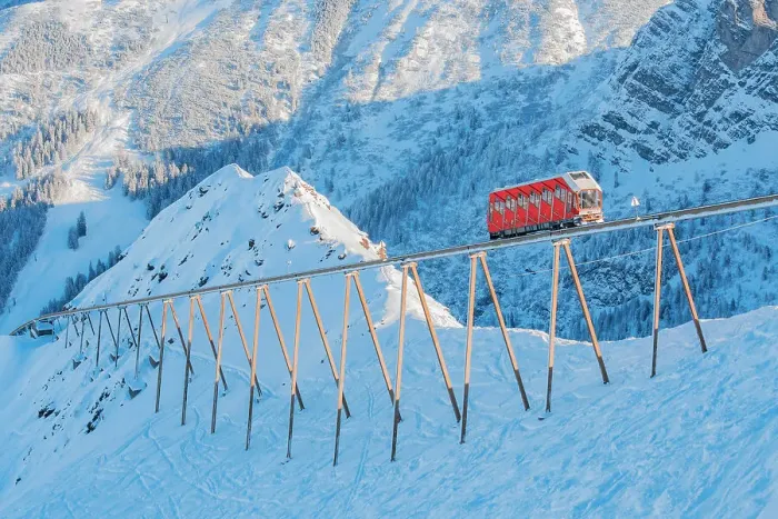 Framed Print : The Olympiabahn funicular in the Axamer Lizum ski resort, Axams, Innsbruck Land, Tyrol, Austria Framed Print : The Olympiabahn funicular in the Axamer Lizum ski resort, Axams, Innsbruck Land, Tyrol, Austria