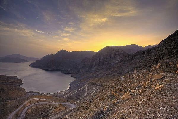 Oman, Musandam Peninsula, Khor Najd Fjord