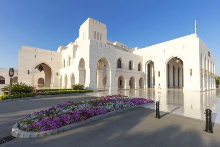 Framed Print : Oman, Muscat, Shati Al-Qurm. The impressive Royal Opera House Framed Print : Oman, Muscat, Shati Al-Qurm. The impressive Royal Opera House