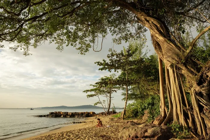 Framed Print : Ong Lang Beach at sunset, Phu Quoc Island, Vietnam Framed Print : Ong Lang Beach at sunset, Phu Quoc Island, Vietnam