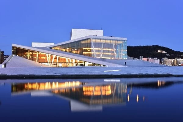 The Opera House, Norwegian National Opera and Ballet, by Snohetta architects in Bjorvika district