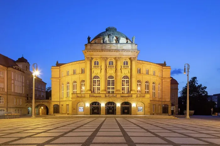 Framed Print : Opernhaus (Opera House), Theaterplatz, Chemnitz, Saxony, Germany Framed Print : Opernhaus (Opera House), Theaterplatz, Chemnitz, Saxony, Germany