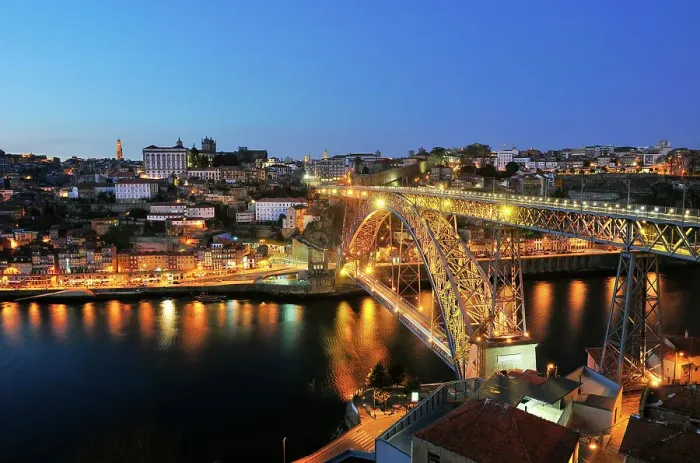 Framed Print : Oporto, capital of the Port wine and the Douro river. The bridge Dom Luis, a UNESCO World Heritage Site. Portugal Framed Print : Oporto, capital of the Port wine and the Douro river. The bridge Dom Luis, a UNESCO World Heritage Site. Portugal