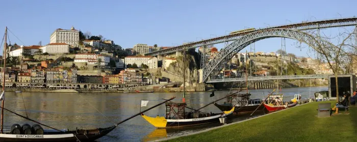 Framed Print : Oporto, capital of the Port wine, with the Douro river and Dom Luis bridge, Portugal Framed Print : Oporto, capital of the Port wine, with the Douro river and Dom Luis bridge, Portugal