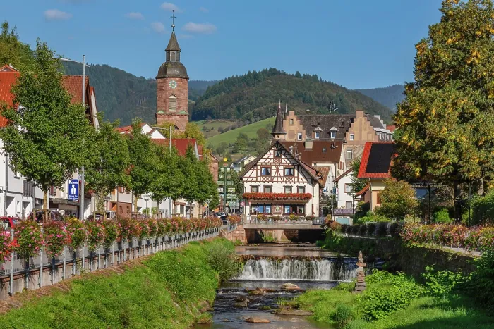 Framed Print : Oppenau, Black Forest, Baden-Wurttemberg, Germany