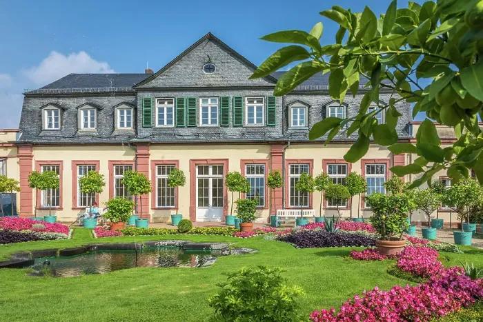 Framed Print : Orangery with orangery fountain at the Landgrave Castle in Bad Homburg, Taunus, Hesse, Germany Framed Print : Orangery with orangery fountain at the Landgrave Castle in Bad Homburg, Taunus, Hesse, Germany