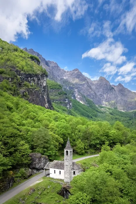 Framed Print : Oratorio della Nativita church. Cevio, Val Bavona, Valle Maggia, Canton Ticino, Switzerland Framed Print : Oratorio della Nativita church. Cevio, Val Bavona, Valle Maggia, Canton Ticino, Switzerland