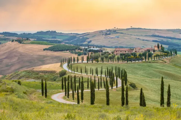 Framed Print : Orcia Valley, Tuscany, Italy