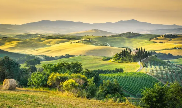 Framed Print : Orcia Valley, Tuscany, Italy