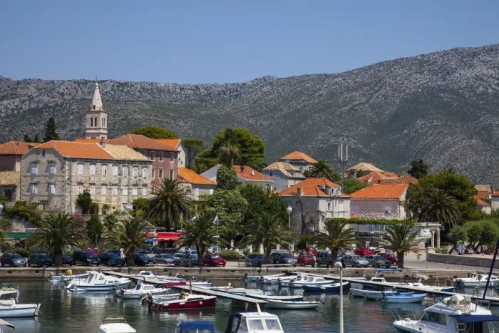 Framed Print : Orebic Harbour, Dalmatia, Croatia Framed Print : Orebic Harbour, Dalmatia, Croatia