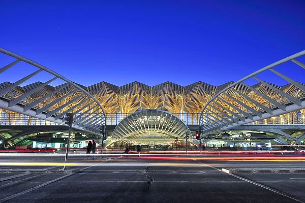 Orient Station, designed by the architect Santiago Calatrava. Lisbon, Portugal