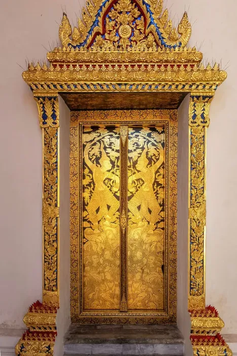Framed Print : Ornate door, Wat Pho, Phra Nakhon District, Bangkok, Thailand Framed Print : Ornate door, Wat Pho, Phra Nakhon District, Bangkok, Thailand