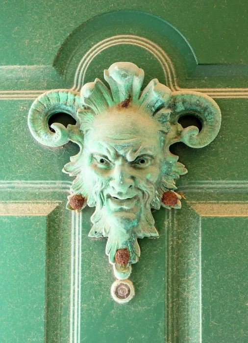 Framed Print : Ornate green doorm knocker on green door, the village of Manarola, Cinque Terre, La Spezia district, Liguria, Italy Framed Print : Ornate green doorm knocker on green door, the village of Manarola, Cinque Terre, La Spezia district, Liguria, Italy