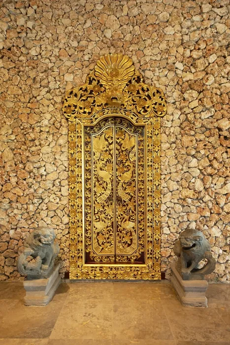 Framed Print : Ornately decorated door, Bali, Indonesia Framed Print : Ornately decorated door, Bali, Indonesia