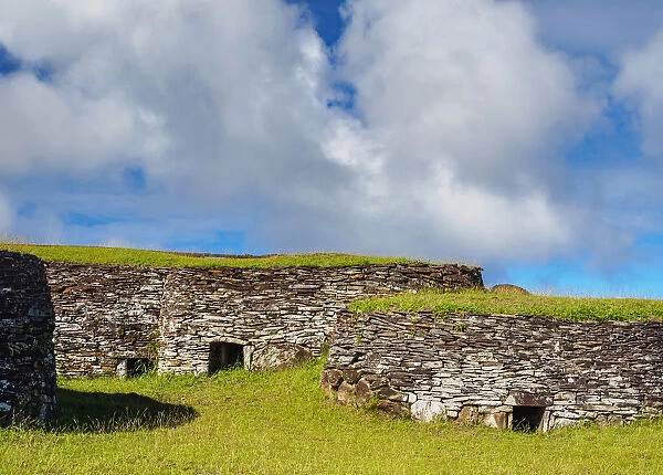 Orongo Village, Rapa Nui National Park, Easter Island, Chile