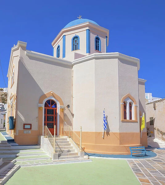 Orthodox church, Chora, Serifos Island, Cyclades Islands, Greece